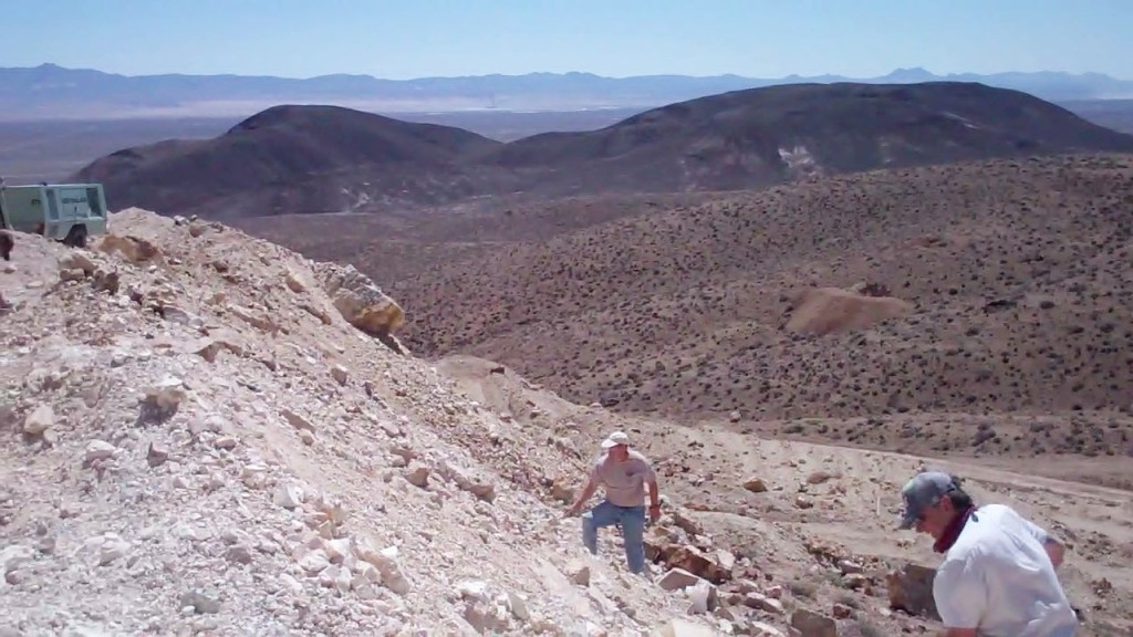 The Royston Turquoise mining district is in the middle of the Nevada Desert.