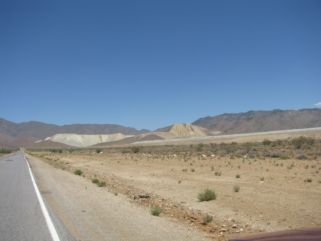 Active Kingman turquoise mining operation, just Northwest of Kingman, Arizona.