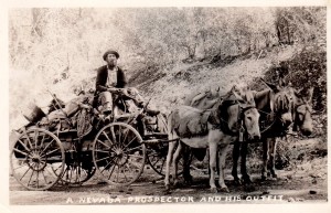 Nevada Prospector Real Photo Postcard