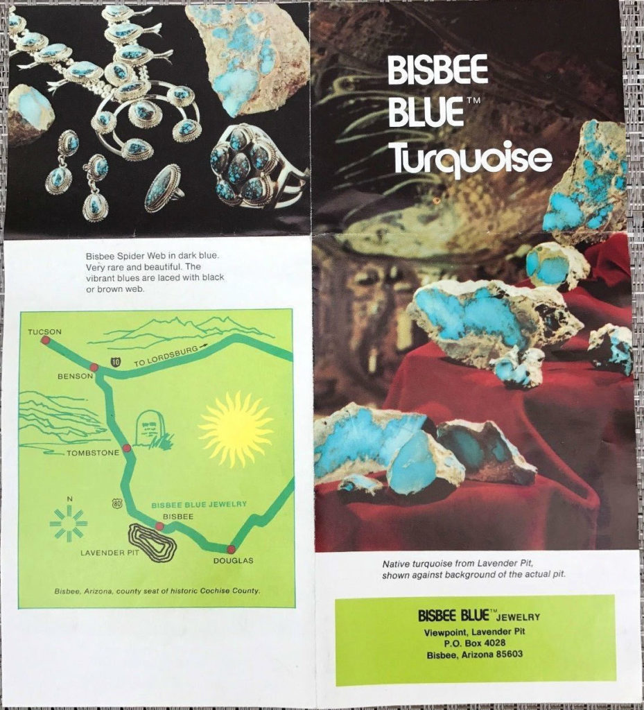 Bisbee Blue Turquoise Brochure